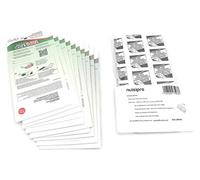 NUISIPRO - Piastra collosa contro i topi - 10 trappole - trappola per topi