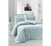 Nuit Des Rêves Luxurious Satin Double Quilt Cover Set (200 x 200 cm), 100% cotone, 210 thread Count, lavabile in lavatrice, Envelope & Button Closure, 2 custodie per pillow