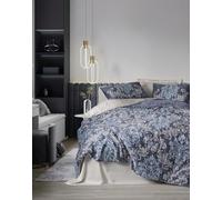 Nuit Des Rêves Luxurious Satin Double Quilt Cover Set (200 x 200 cm), beige, 100% cotone satinato, 2 buste (80 x 80 cm), stampa reattiva, lavabile in lavatrice, design elegante