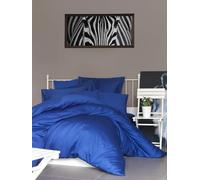 Nuit Des Rêves Luxurious Satin Single XXL - Set di copertine trapuntate, 155 x 220 cm, 100% cotone satinato, 210 thread Count, lavabile in lavatrice, design elegante