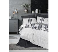 Nuit Des Rêves Ranforce - Set di copertine trapunta singola, XXL, 155 x 220 cm, 100% cotone, stampa reattiva, lavabile in lavatrice, chiusura a bottone e chiusura a bottone | Elegante e confortevole