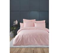 Nuit Des Rêves Set di copertine doppie trapunte (200 x 200 cm), colore cipria, 70% cotone, 30% poliestere, 2 federe (80 x 80 cm), lavabile in lavatrice, design elegante