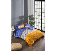 Nuit Des Rêves Set di copertine per trapunta singola (135 x 200 cm), 65% cotone, 35% poliestere, stampa pigmentata, lavabile in lavatrice, include 1 federa (80 x 80 cm), design elegante e durevole