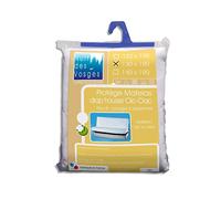 Nuit des Vosges 2088212 Aubin Proteggi-Materasso per divani Letto Assorbente Tessuto Felpato/Cotone Bianco 190 x 130 cm