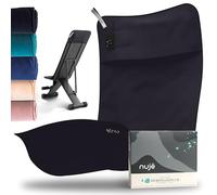 nujë Fitness Asciugamano con Tasca in Microfibra I CON CONFEZIONE REGALO I Asciugamano Sportivo per Palestra I Extra grande con Risvolto per tutti gli Attrezzi I Asciugamano da Palestra I Gym Towel
