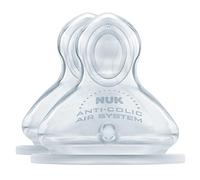 NUK - 2 tettarelle di prima scelta, taglia 1 (0-6 mesi), Piercing Lait M