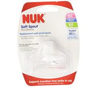 NUK - 3 confezioni di beccucci di ricambio in silicone, trasparenti