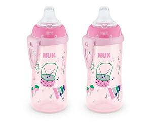 NUK Active Sippy Cup, 283,5 g, confezione da 2, 8+ mesi