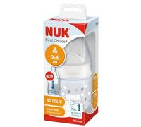 NUK Biberon collo largo First Chotie+ 150 ml silicone T1 M - Biberon
