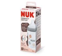 Nuk biberon perfect match pp260ml silicone tg m cotton twig (bambino)
