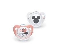 Nuk Ciuccio Succhietto Disney Minnie_red_silicone 6-18 2pz Assortito