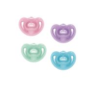 Nuk Ciuccio Succhietto Sensitive in Silicone 6-18 mesi Colori a Scelta
