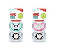 Nuk Ciuccio Succhietto Silicone Space 18-36 Mesi Confezione da 2 Pezzi