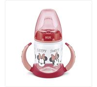 NUK Disney First Choice - Bicchiere da apprendimento | 6-18 mesi | Controllo della temperatura | Becco in silicone a prova di perdite | Ventilazione anticolica | Senza BPA | 150 ml | Minnie Mouse