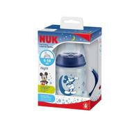 NUK Disney Mickey Mouse First Choice - Borraccia Night, 150 ml, a prova di perdite, 6-18 mesi, 1 pezzo, blu