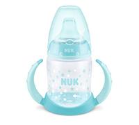 NUK First Choice 10215279 Biberon con Beccuccio in Silicone, 6-18 Mesi, 150 ml, Blu Scuro