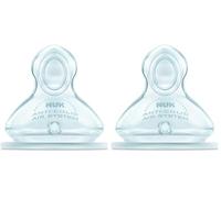 Nuk First Choice - 710014-2 Tettarelle Silicone - 2 First Choice + Taglia 2 - Latte - M (Confezione da 2)
