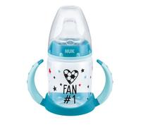 NUK First Choice - Borraccia per imparare a bere con calcio, edizione calcio, 6-18 mesi, 1 pezzo, 150 ml, colore: Turchese