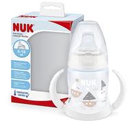 NUK First Choice Learner Cup Sippy Cup , 6-18 Months , Leak-Proof Silicone Spout , Anti-Colic Vent , BPA-Free , 150ml