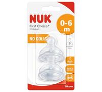 NUK - First Choice , Tettarella anti-coliche, 2 pz., Bianco (Transparent), S