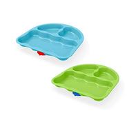 NUK Gerber Graduates Tri-Suction Plates, 2-Pack