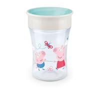 NUK Magic Cup 230 ml, Bordo per Bere a 360°, Disco in Silicone, a Partire da 8 Mesi, Senza BPA, Turchese