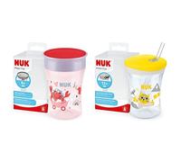 NUK Magic Cup Bicchiere Antigoccia, Bordo Anti-Rovesciamento A 360°, 8+ Mesi, S