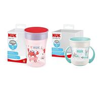NUK Magic Cup Bicchiere Antigoccia, Bordo Anti-Rovesciamento A 360°, 8+ Mesi, S