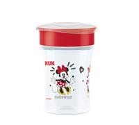 NUK Magic Cup bicchiere bambini, 8+ mesi, Minnie Mouse, Tazza per bambini 230 ml, bordo antigoccia a 360°, confezione da 1 pezzi