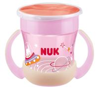 NUK Magic Cup Night tazza con maniglie 6m+ Pink 1 pz