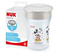 NUK Magic Cup - Tazza a prova di perdite, bordo a prova di perdite, 360°, a partire da 8 mesi, 230 ml, senza BPA, Disney Topolino, modello casuale