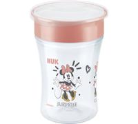 NUK Tazza per bere Magic Tazza Minnie Mouse con bordo per bere a 360° da 8 mesi, 230 ml rosso - Gr. 125 ml-250 ml