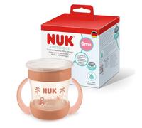 NUK Mini Magic Cup bicchiere bambini, 6+ mesi, Scimmia Rossa, Tazza per bambini 160 ml, bordo antigoccia a 360°, manici antiscivolo, confezione da 1 pezzi
