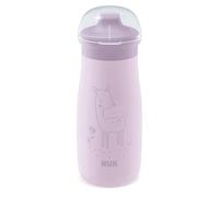 NUK Mini-Me Sip Tazza per bambini | 9+ mesi | 300 ml | Borraccia in acciaio inox per bambini | Beccuccio temperato antigoccia | Infrangibile | Lilac Deer