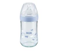 NUK Nature Sense - Biberon in vetro con tettarella in silicone