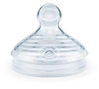 NUK Nature Sense Silicone Large Feed Hole Teats 2pk (6-18 Months)