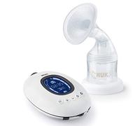 NUK Nature Sense Tiralatte elettrico con schermo LCD giorno/notte, funzione di memoria e batteria ricaricabile