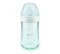 NUK Naturse Sense - Bottiglia di vetro, 240 ml, colore: Rosa
