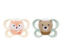 NUK Perfect Match Air 0-2 m ciuccio Fox/Bear 2 pz