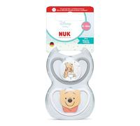 NUK Perfect Match Air Succhietto per Bambini | 6-18 Mesi | Succhietti Ortodontici Anti-Irritazione e Traspiranti | Accettato dal 95% dei Bambini** | Disney Winnie Puh | Confezione da 2