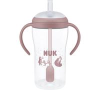 NUK Perfect Match Bear bottiglia con cannuccia 8m+ 260 ml