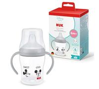 NUK Perfect Match Learner Biberon | 6+ mesi | 150 ml | Bicchiere antigoccia per bambini piccoli | Manici antiscivolo | Disney Topolino | Confezione da 1