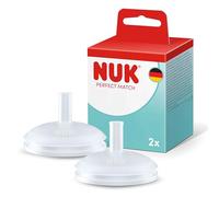 NUK Perfect Match Beccucci per Biberon | 6+ mesi | Beccucci Antigoccia per Tazze Sippy | Silicone | Confezione da 2