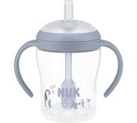 NUK Perfect Match Penguin bottiglia con cannuccia 8m+ 1 pz