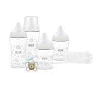 NUK Perfect Match Perfect Start Set di Biberon | 0-6 Mesi | 4 Biberon Anticolica (150ml, 260ml), 1 Succhietto Perfect Match Air, 1 Scovolino per Biberon | Arcobaleno | 6 Pezzi