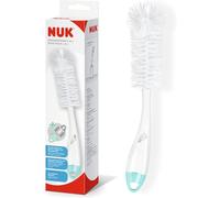 NUK - Spazzola per biberon e tettarella 2 in 1 (i colori possono variare)
