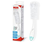 NUK Spazzola per bottiglie flessibile 2 in 1 | Spazzola per biberon e tettarella