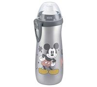NUK Sports Cup in Polipropilene (PP), borraccia per bambini | 24+ mesi | Beccuccio push-pull anti-goccia | Clip e coperchio protettivo | Senza BPA | 450 ml | Disney Topolino
