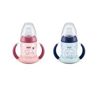 Nuk Tazza Bevimpara First Choice Plus Glow in the Dark con Silicone che si illumina e Beccuccio Anti