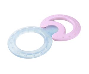 NUK Teether dentaruolo con effetto rinfrescante 3-12 m Violet 2 pz